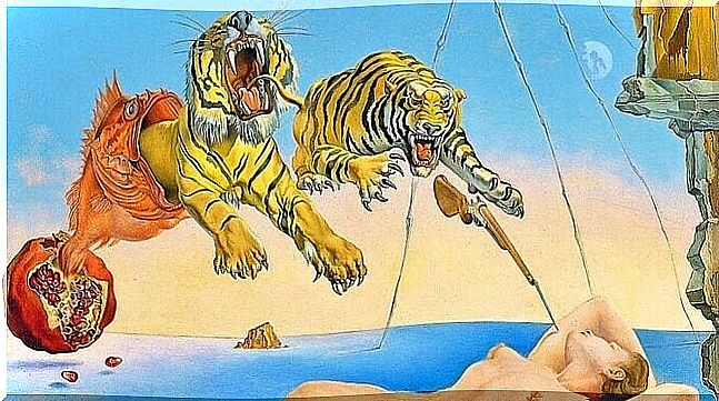 Painting of tigers